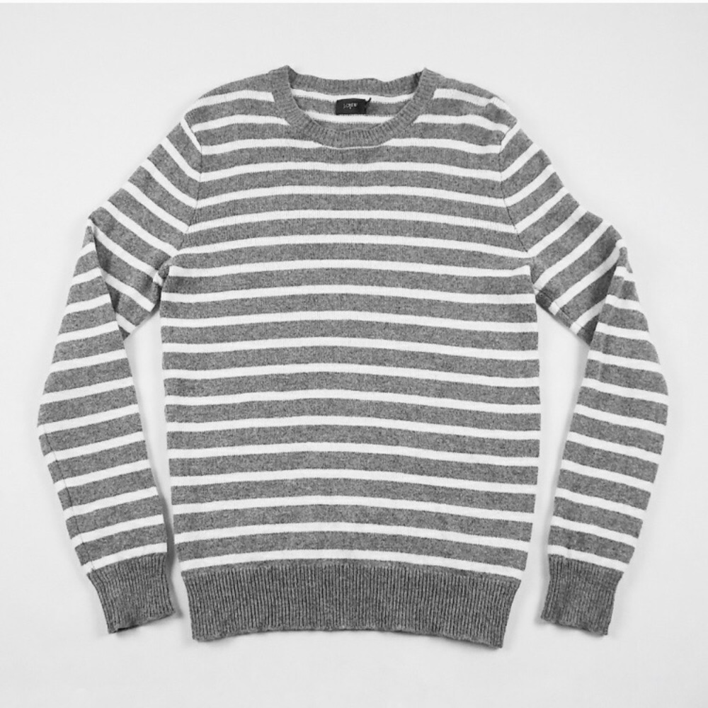 J. Crew Men’s Striped Wool Sweater